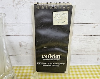 Cokin vintage Creative Filter System Exposure Record Notebook - one notepad in original plastic sleeve - see video, photos & description