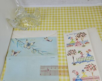 Choose stationery & envelope - blank or get well - see photos and description for details