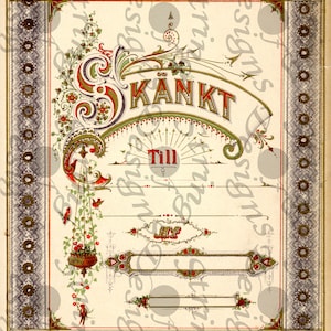 1889 Deutsche Bibel Digital Printables - Gedenkseiten - Vollfarbe - Jahrestage, Geburten, Sterbefälle, Hochzeitsurkunde, Besitzer Seite