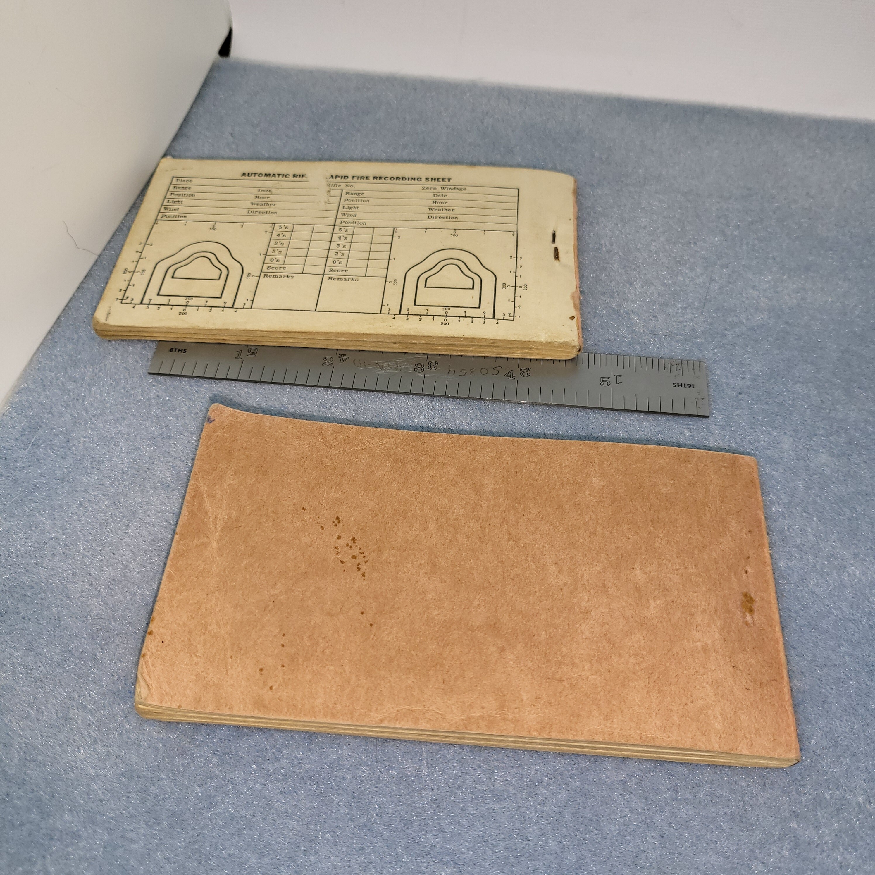 1942 Rifle Scorebook Partially Used See Photos Video and - Etsy