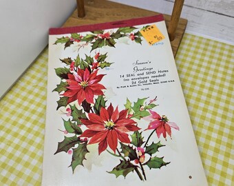 Hojas de papelería plegables en blanco por el reverso - No se necesita sobre - Paquete de 8 hojas y pegatinas adicionales - ver fotos y descripción