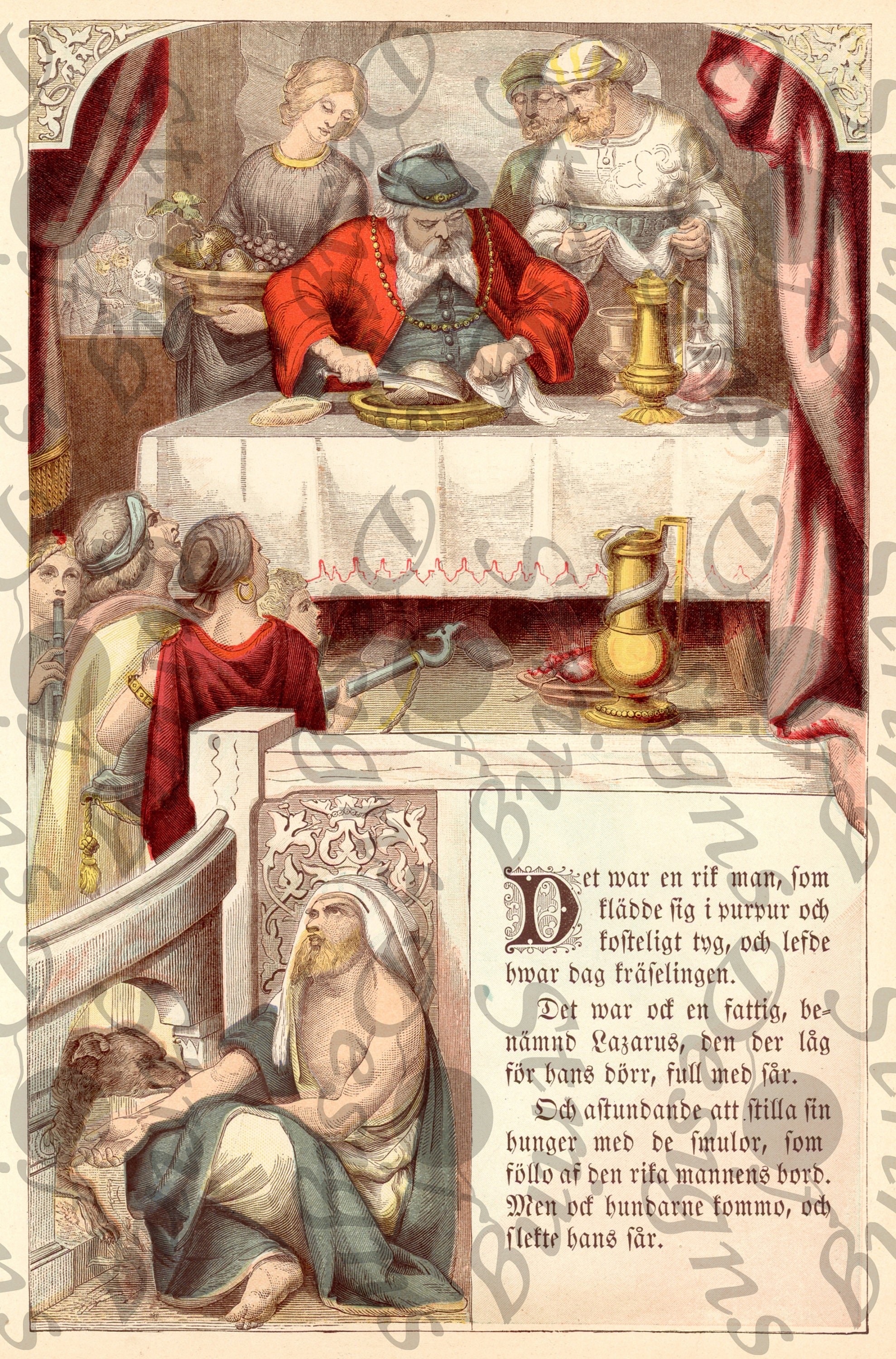 1889 German Bible Digital Printables Full Color Antique Devotional ...