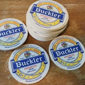 Buckler Coasters Printed in Holland brand new old NOS pack of 10