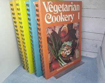 Vegetarian Cookery Books 1, 3, 4 & 5 Apps, drinks, main dishes, deserts, exotic foods, candies and more. See Description and photos