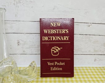 Pocket Dictionary copyright 1976 - like new except for bottom corner of spine - see photos and description for details