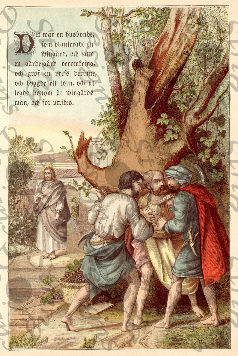 1889 German Bible Digital Printables Full Color Antique Devotional