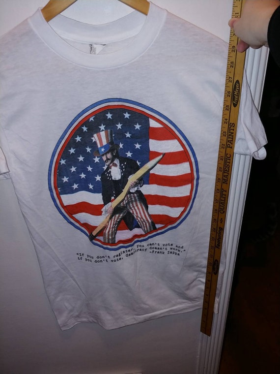 Vintage Rare Frank Zappa Band 818 t-shirt Seal wi… - image 1