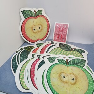 30 Apple Cardstock Images in 5 Patterns With Variations - Susan Winget ...