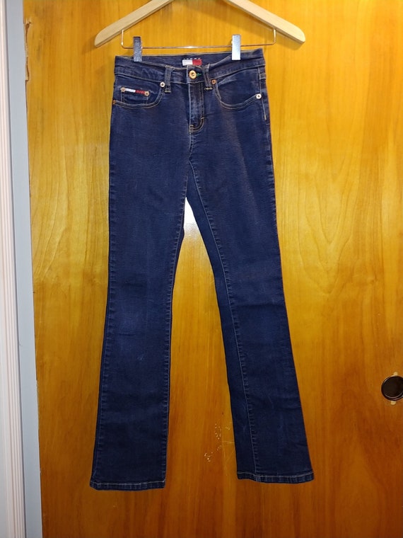 Tommy Jeans size 1 Dark Blue slight flare or boot 