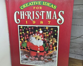 Manualidades y recetas navideñas de 1987, tapa dura - ver descripción y fotos