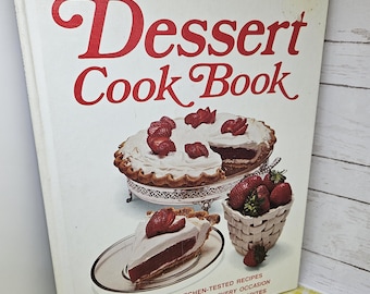 Desserts Better Homes and Gardens 1973 Cook Book - Hardcover only minor scuff marks- see photos and description