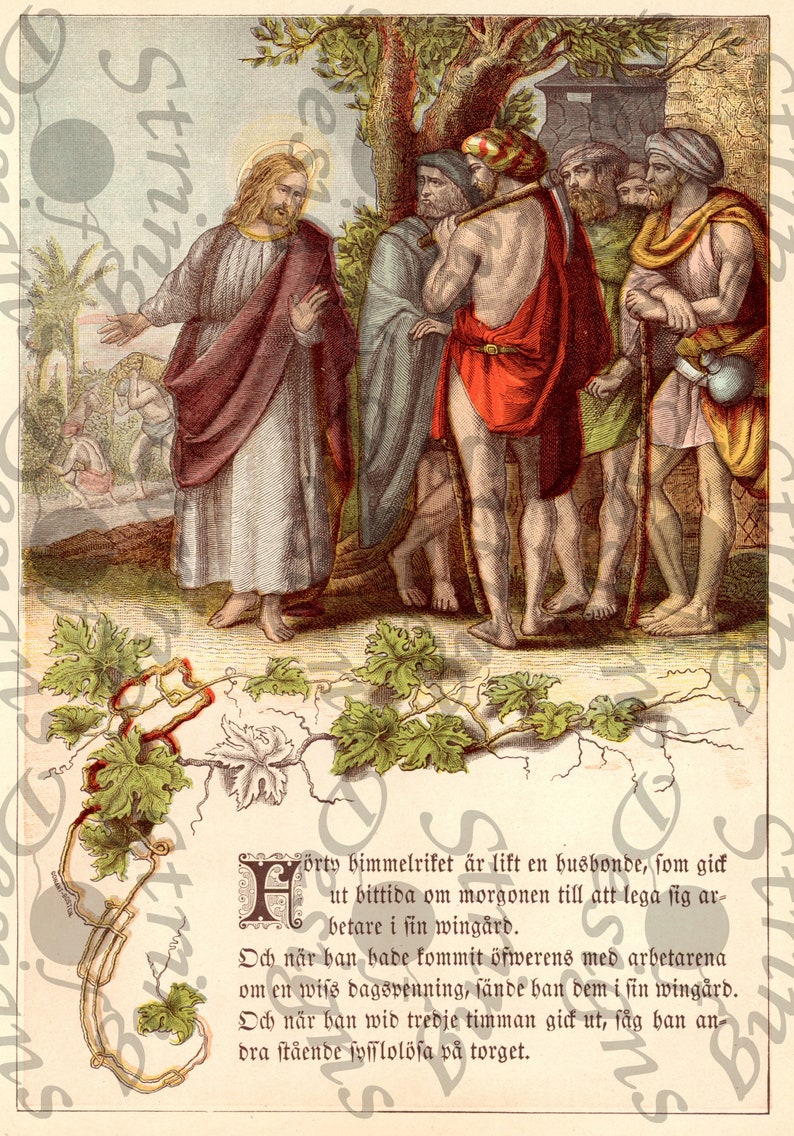 1889 German Bible Digital Printables Full Color Antique Devotional ...
