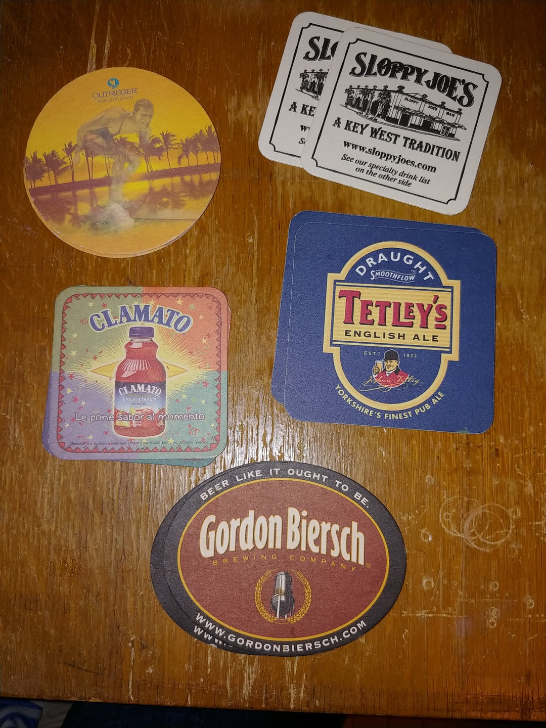10 Beer Coasters 5 Pairs - Etsy