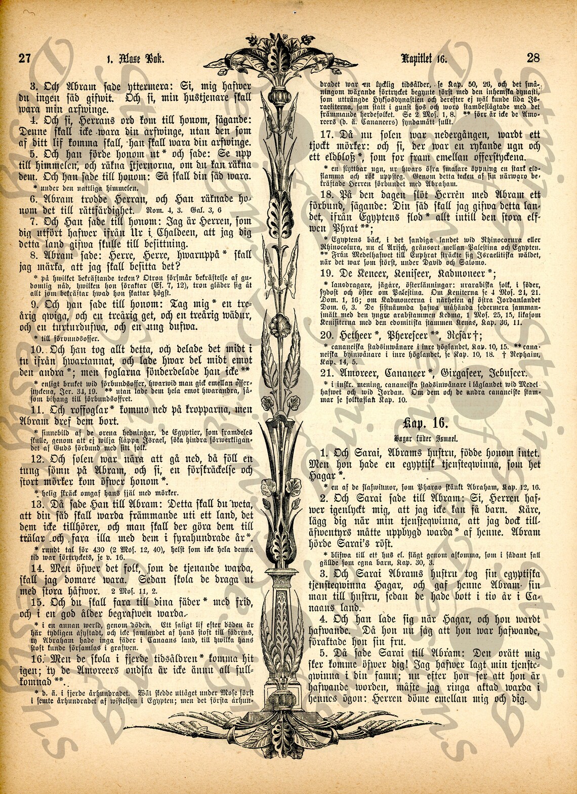 1889 German Bible Digital Printables Ornate Bible Pages Pack 2 of 6 - Etsy