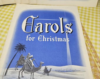 Libros de villancicos navideños de la década de 1950: 7 disponibles. Consulte las fotos y la descripción para obtener más detalles.