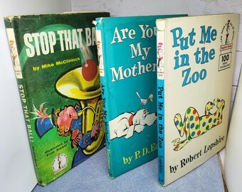 Libros para principiantes - Elija: ¡Detén esa pelota!, o ¿Eres mi madre?, o Ponme en el zoológico - Vea fotos y descripción para más detalles