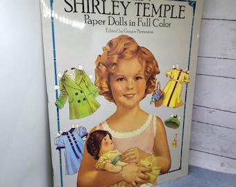 Muñecas de papel Shirley Temple 1986 - Toda la ropa incluida Libro completo sin cortes: vea fotos y descripción para obtener más detalles