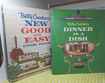 Libros de recetas de Betty Crocker de la década de 1960. Elija: vea las descripciones y las fotos.