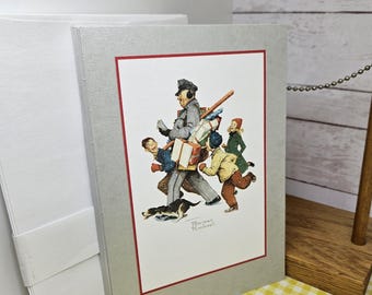 Juego de 16 tarjetas navideñas Hallmark Norman Rockwell, o 1 tarjeta y sobre - ver descripción y fotos