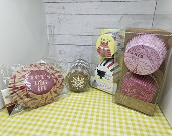 Cupcake liners or for paper crafting - Choose style