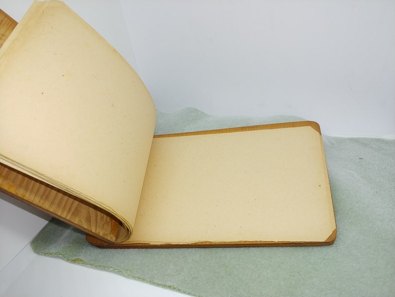 1940s Wood Autograph Notebook Hard Cover Ellensburg WA on - Etsy