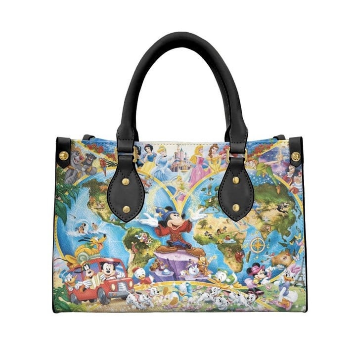 Discover Mickey And Friends Disney Leather HandBag