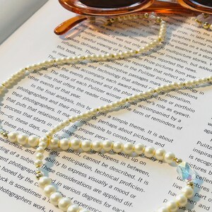 Eyeglass Chain | Handmade Beaded Glasses Holder | Beachy Eyewear Accessory