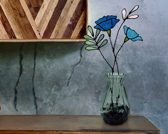 Stained Glass Flower Bouquet: Everlasting Floral Stems