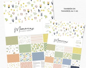 MEMORIES, Digital Collection, Digital scrapbooking paper, printable, scrapbooking cardmaking, hobby, crafts, holidays, camping
