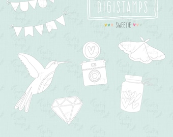 KIT SWEETIE DIGISTAMPS