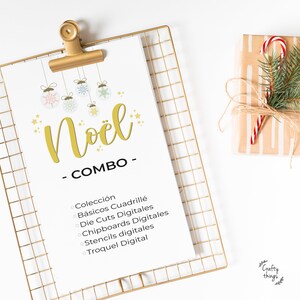 COMBO NOËL, papeles digitales para scrapbooking, digital papers, kit imprimible, kit digital scrapbooking, navidad, christmas, año nuevo