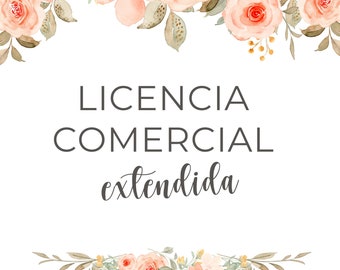 LICENCIA COMERCIAL EXTENDIDA para Impresión y Venta de papeles físicos.