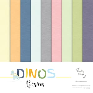BASICS DINOS, papéis digitais para scrapbooking, papéis digitais, kit para impressão, kit para scrapbooking digital, coleção bebê infantil