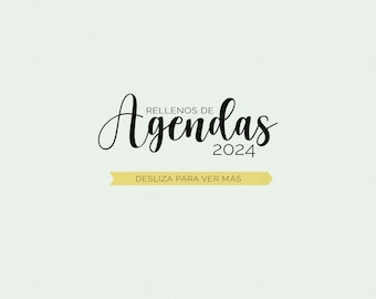 COMBO AGENDAS 2024, printable agendas, printable planner