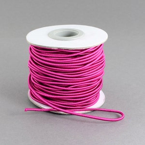 Lot de 2 rouleaux de fil élastique - 1 mm x 200 m - Pour bracelets - Rond -  Fil