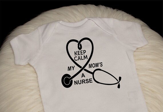 Nurse Mom Baby Outfit – Personalized Nurse Baby Bodysuits Sizes