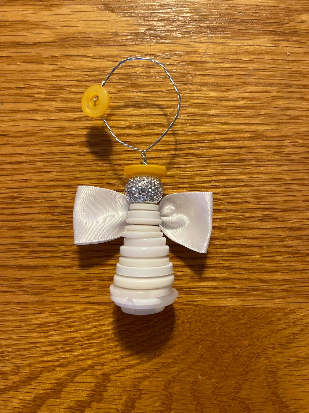 Button Angel Ornaments - Etsy
