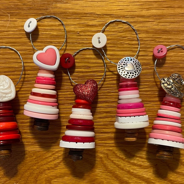 Valentine ornaments/set