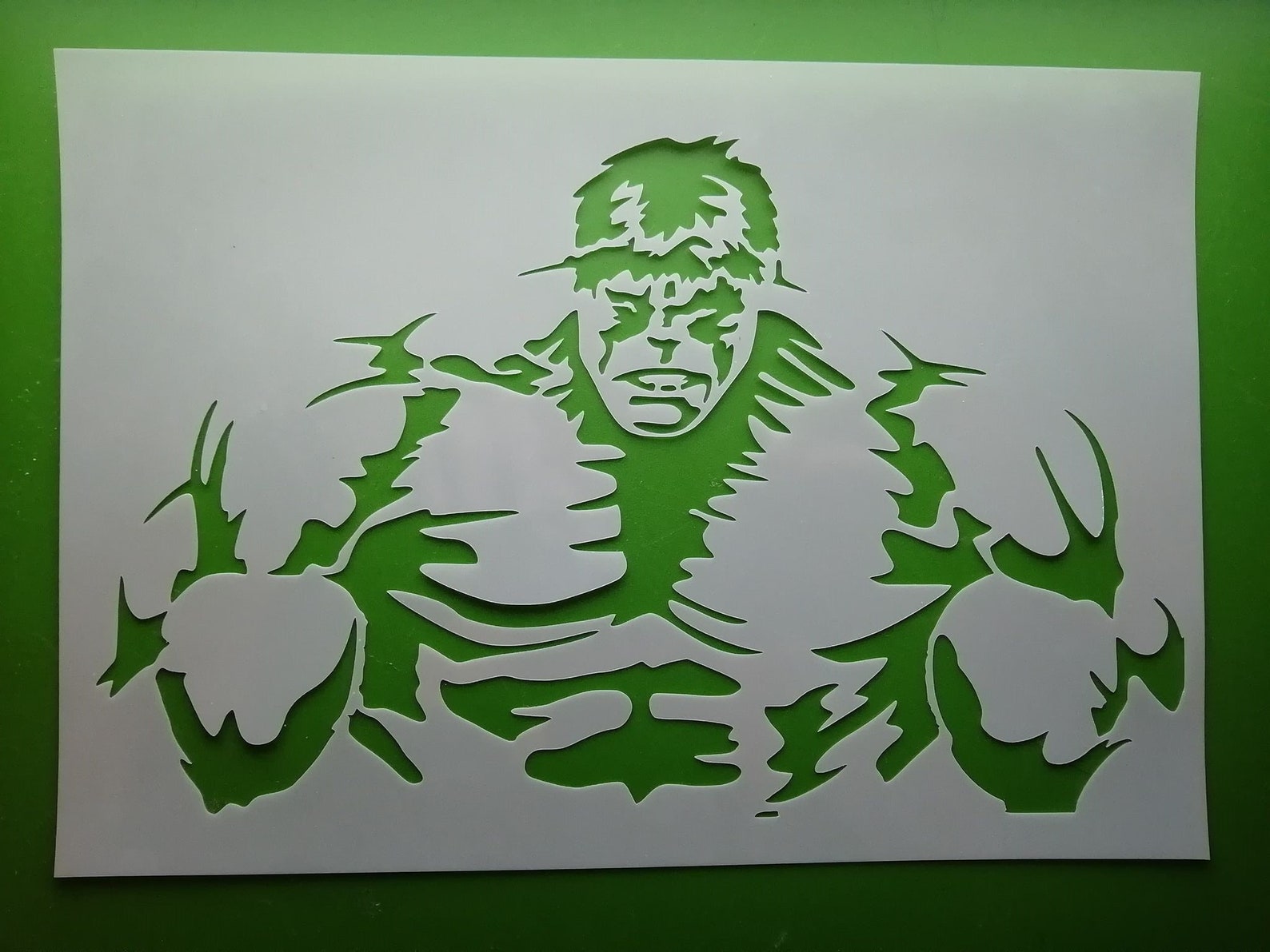 Incredible Hulk Avengers Marvel Comics Stencil MYLAR Sheet 190 | Etsy