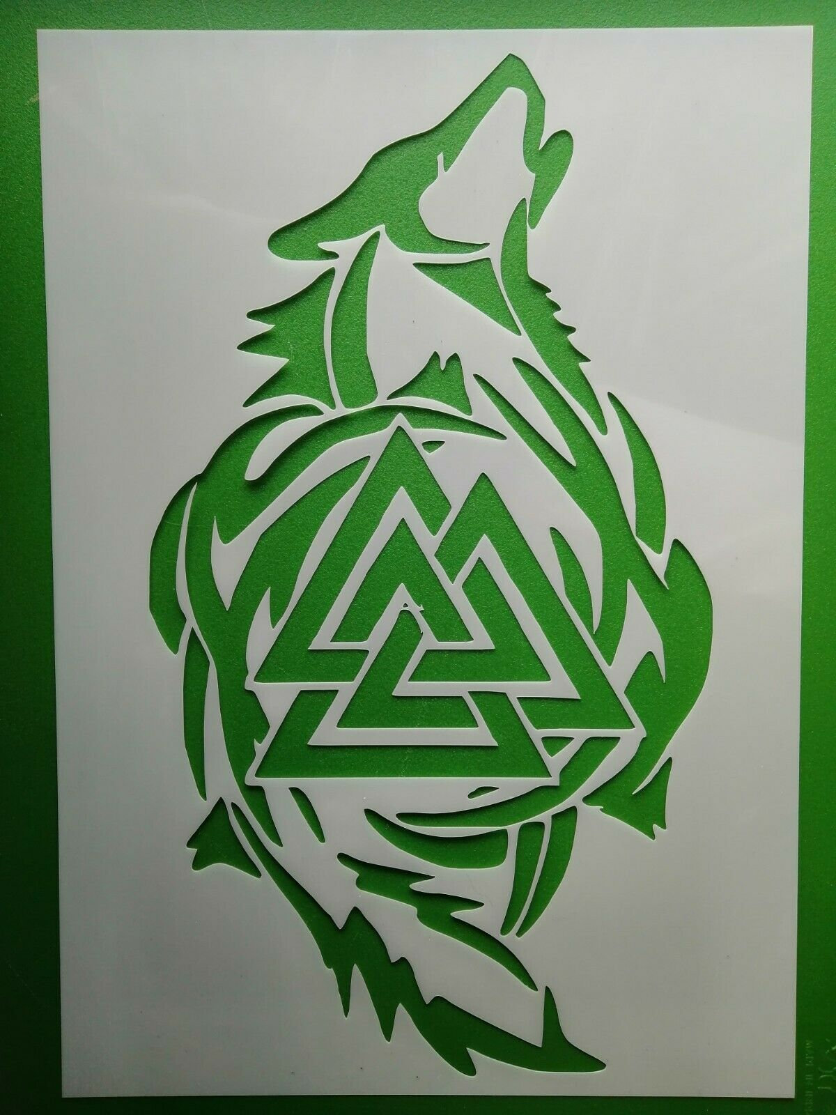 Norse Fenrir Wolf Ragnarok Viking Stencil MYLAR A4 Size Sheet - Etsy