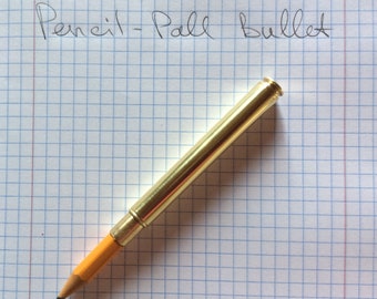 Pencil Pal Bullet (pencil holder and pencil extender) EDC, pocket pencil, carry in pencil, notebook pencil