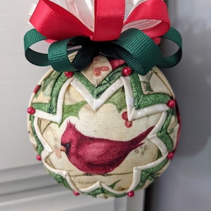 Male Cardinal Ornament