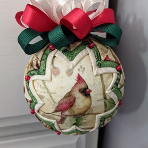 Female Cardinal Ornament