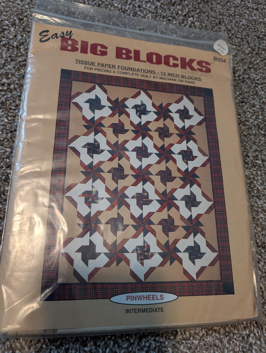 Big Blocks Quilt Pattern - Etsy