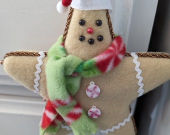 Digital Gingerbread Boy and Girl Kimikomi Ornament Pattern