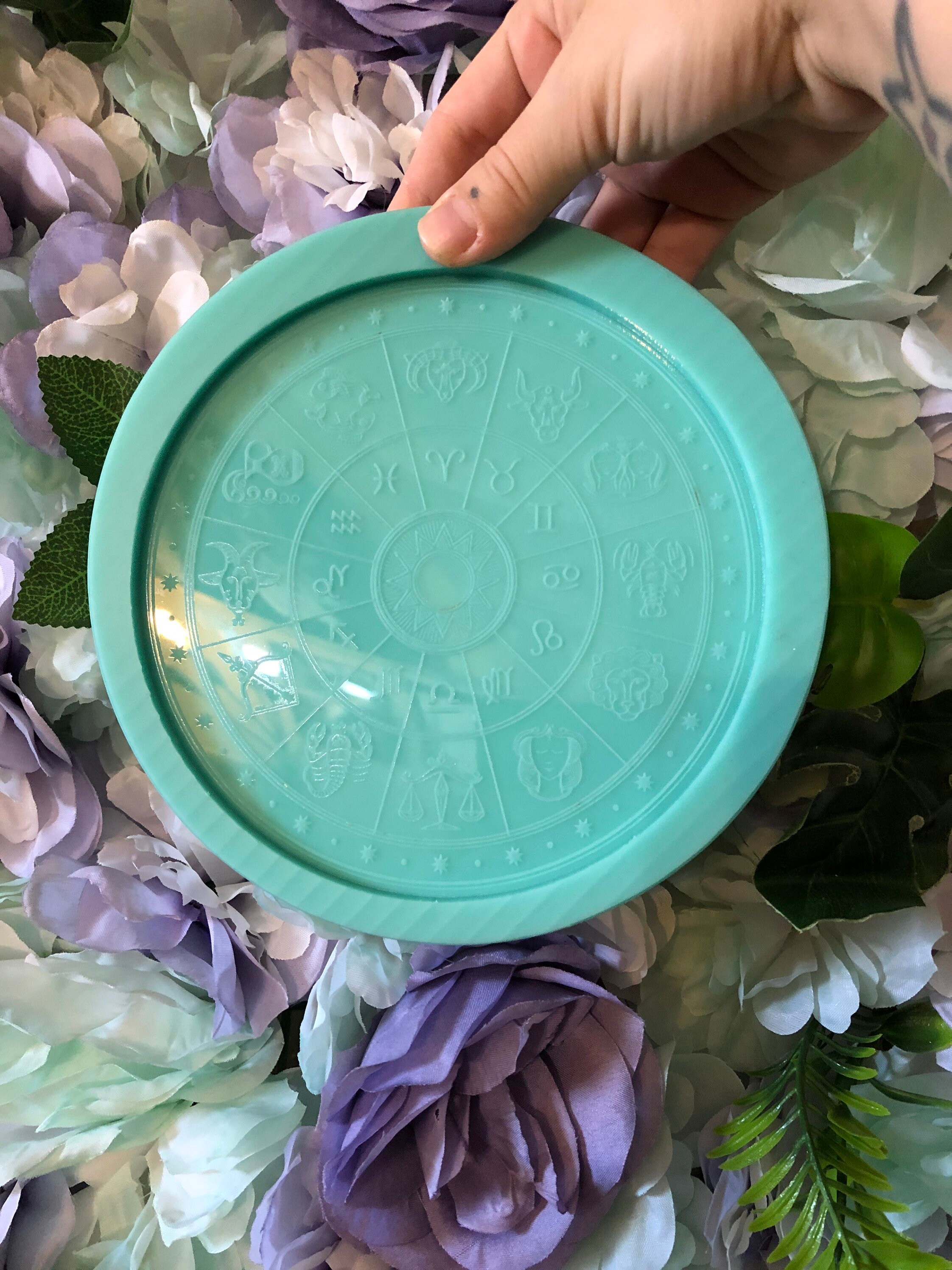 Astrology Zodiac Wheel Silicone Molds Etsy