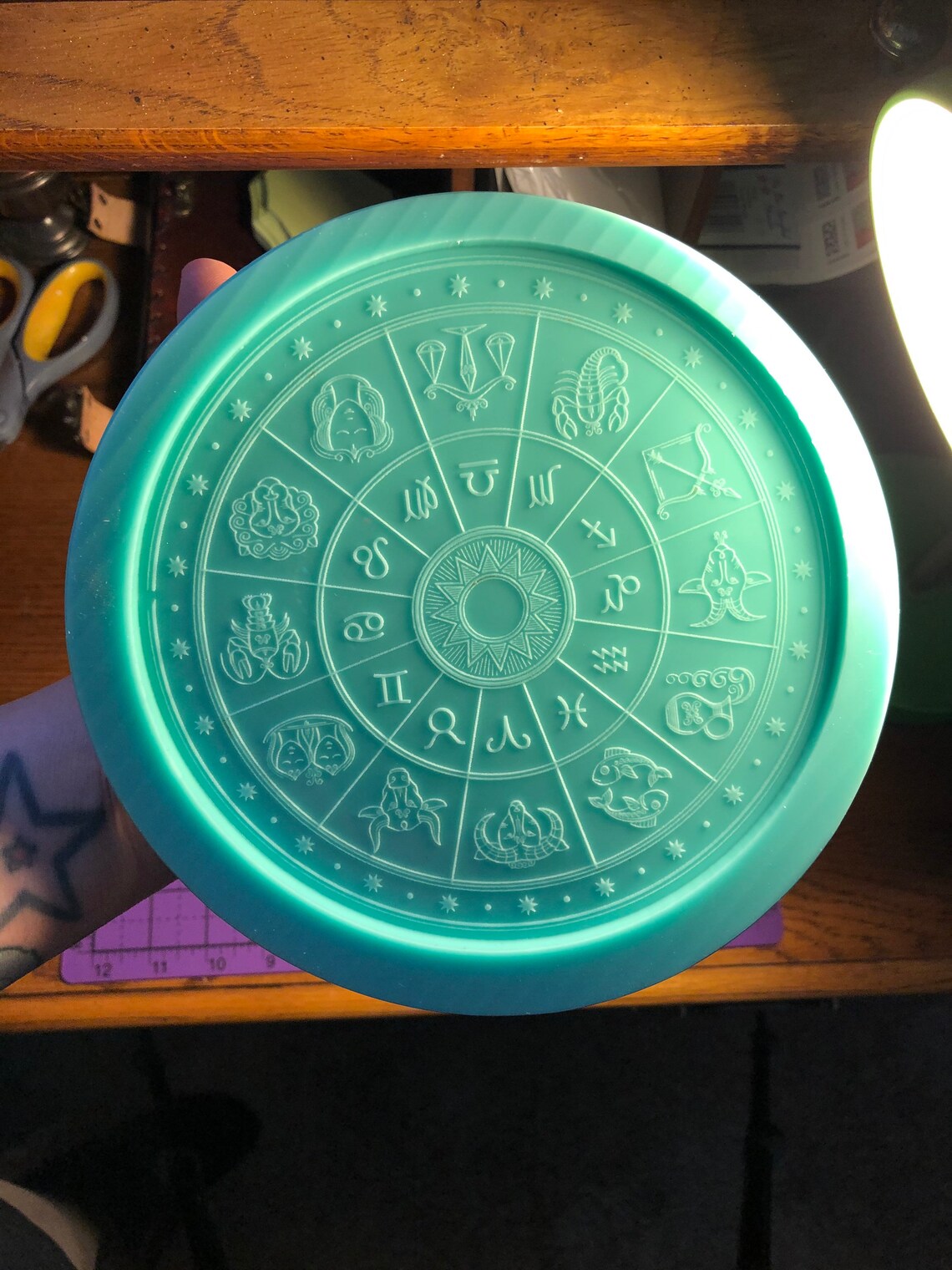 Astrology Zodiac Wheel Silicone Molds Etsy