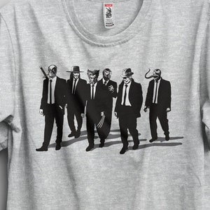 Comic Bad Dogs Tee / Reservoir Dogs T-shirt / Comic Books Anti-heroes