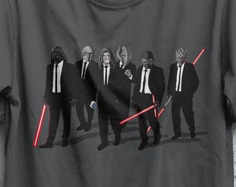 Galaxy Dogs T-shirt / Star Wars T-shirt / Reservoir Dogs / Tarantino / Darth Vader, Boba Fett, Emperor