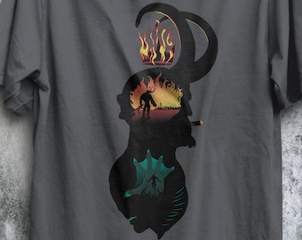 Paranormal Agents T-shirt / Hellboy & Abe Sapien Tee / Comic / Sherlock Holmes